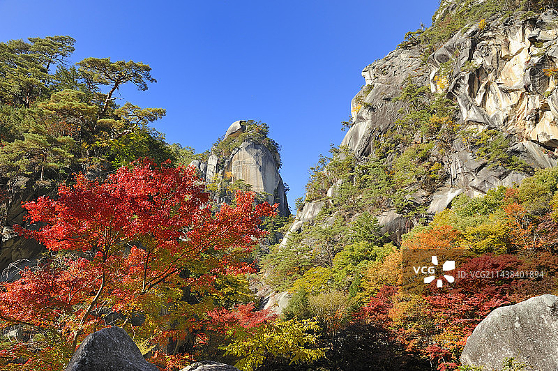 秋季升仙峡（山梨县甲府市）图片素材