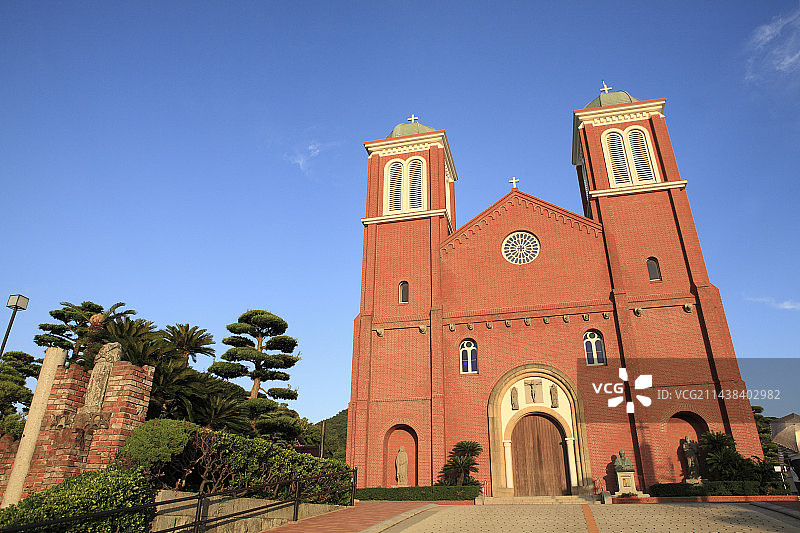 长崎县长崎市浦上天主堂图片素材