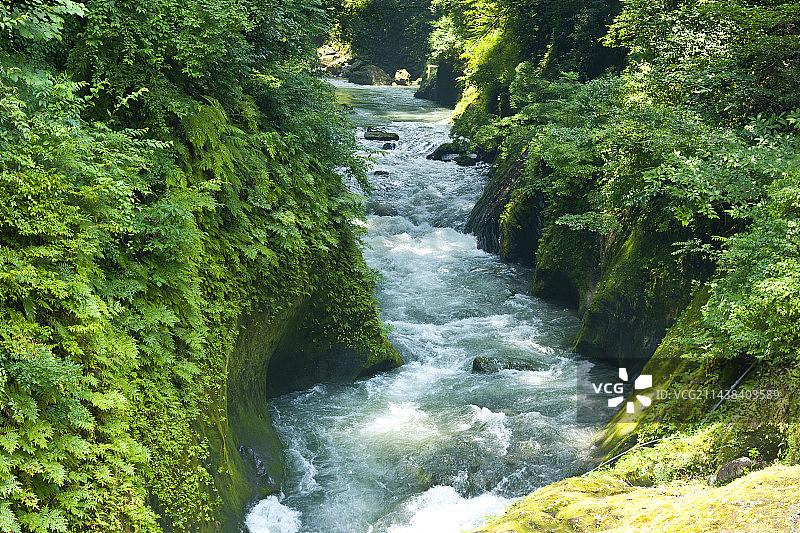日本宫崎县高千穗峡图片素材