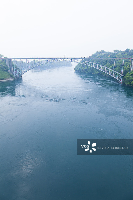 日本长崎县佐世保九十九岛晨雾图片素材