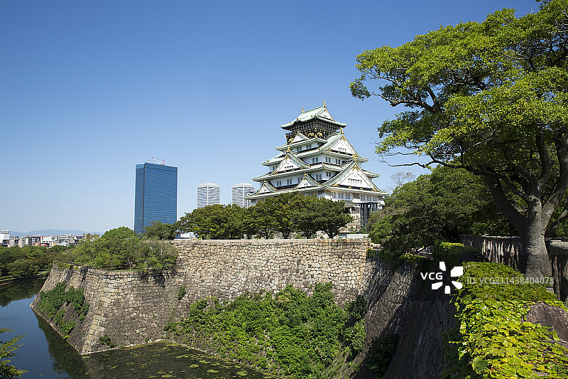日本大阪府大阪城图片素材