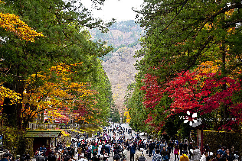 日本枥木县日光东照宫入口图片素材
