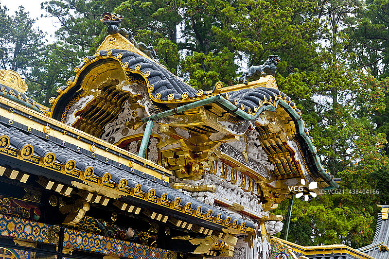 日本日光东照宫唐门图片素材