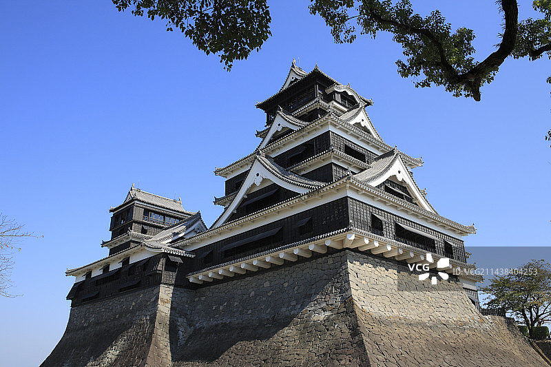 日本熊本县熊本市熊本城堡中的地牢图片素材