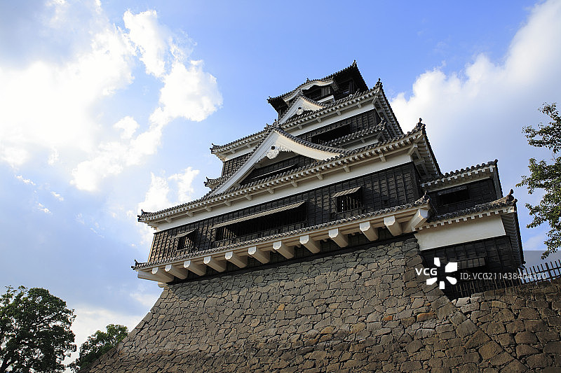日本熊本县熊本市熊本城堡中的地牢图片素材