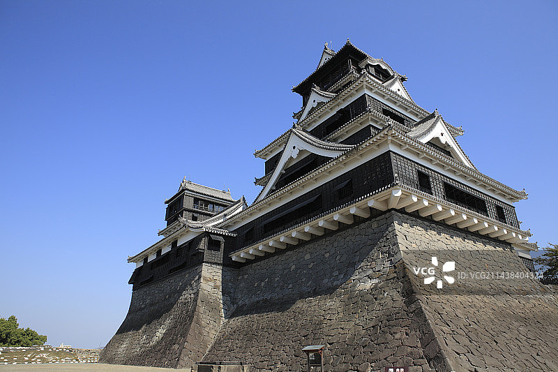 日本熊本县熊本市熊本城堡中的地牢图片素材
