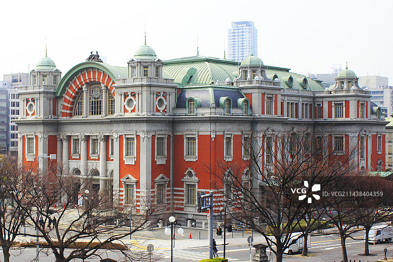 日本大阪中央公会堂，位于大阪府大阪市图片素材