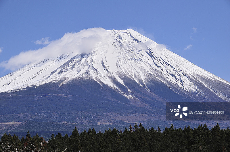 富士山，富士宫，静冈县图片素材