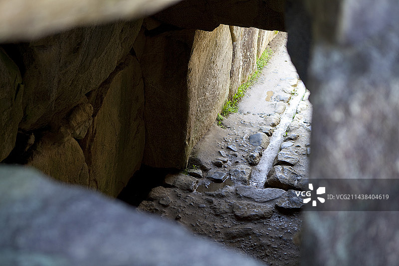 日本奈良县明日香石舞台古墓图片素材