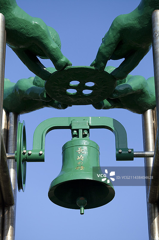 日本长崎县长崎市的钟声图片素材