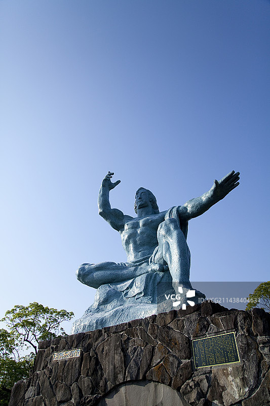 日本长崎县长崎市的和平景象图片素材