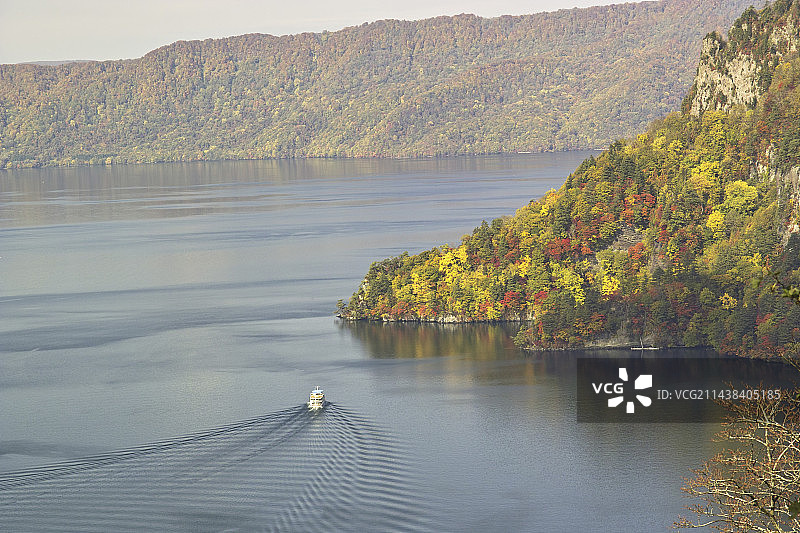 日本青森县十和田湖风光图片素材