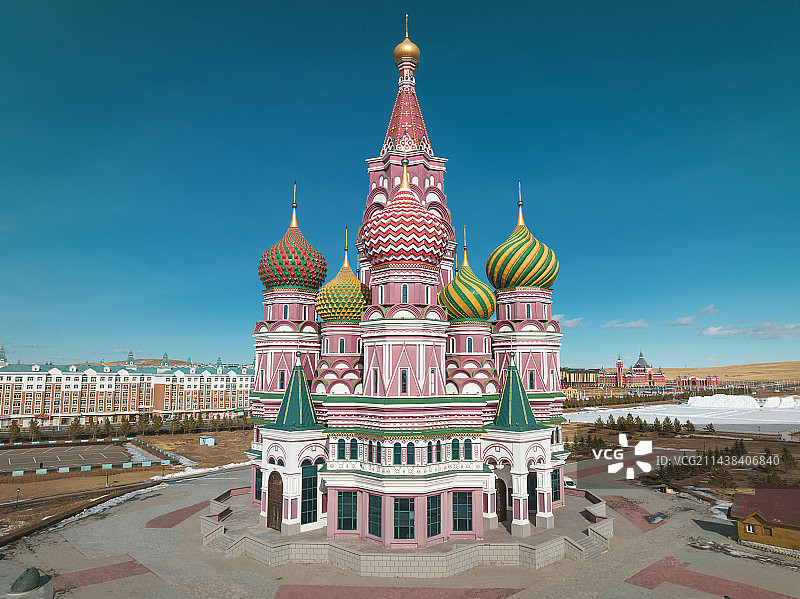 内蒙古呼伦贝尔市扎赉诺尔区猛犸公园城堡图片素材