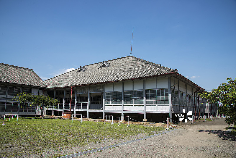 日本群马县富冈丝绸厂布鲁纳特大厅图片素材