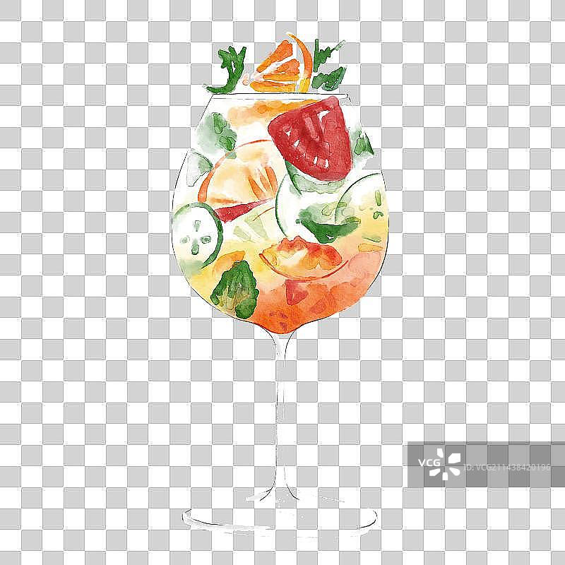 水果鸡尾酒图片素材