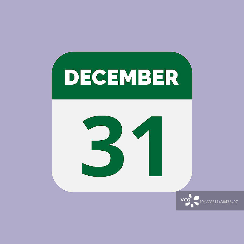 12月31日日历日期图标图片素材
