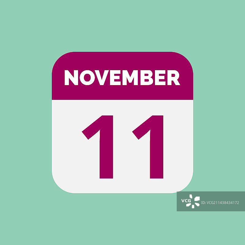 11月11日日历日期图标图片素材