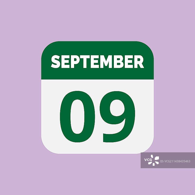 9月9日日历日期图标图片素材