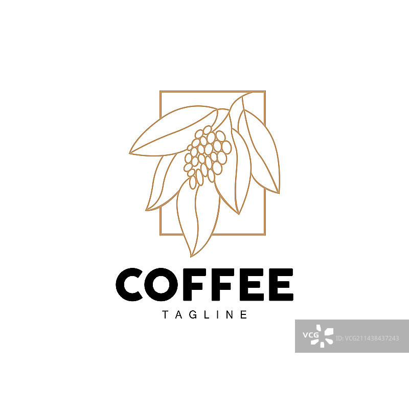 咖啡Logo咖啡树设计咖啡馆饮品图标图片素材