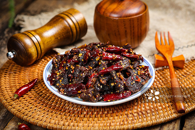 美味特色小炒冷吃牛肉图片素材