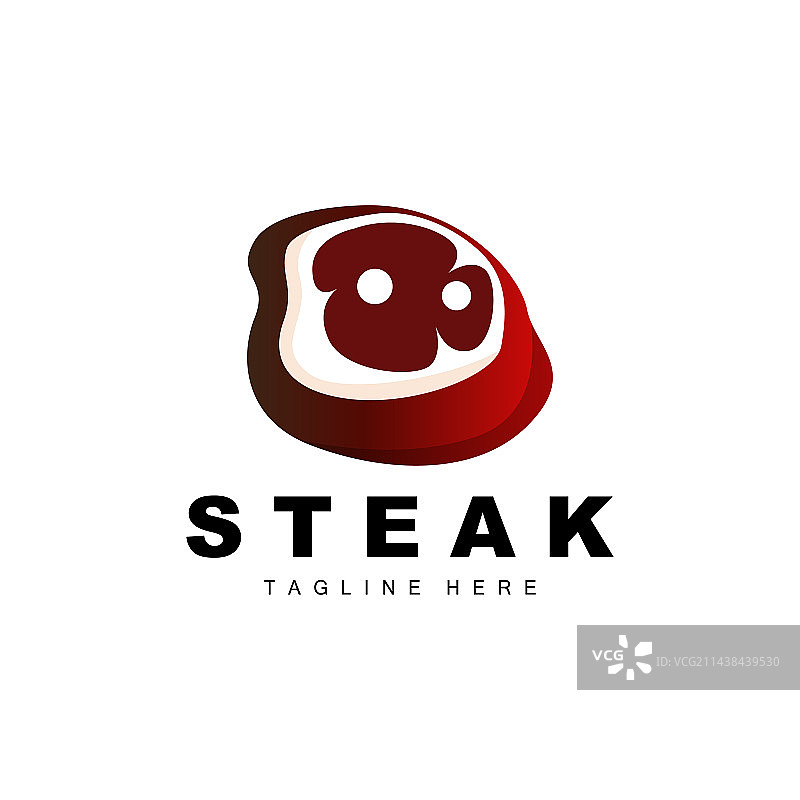 牛肉标识肉牛排烧烤美食设计图片素材