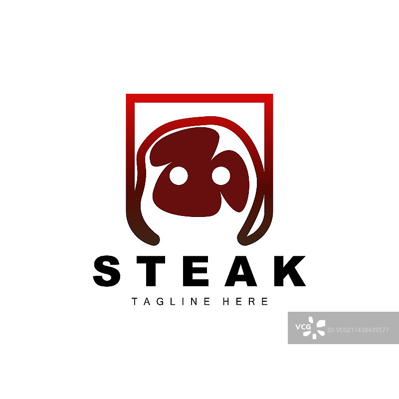 牛肉标识肉牛排烧烤美食设计图片素材