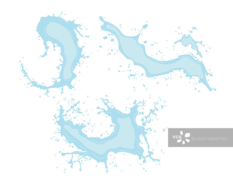 水或油飞溅图片素材