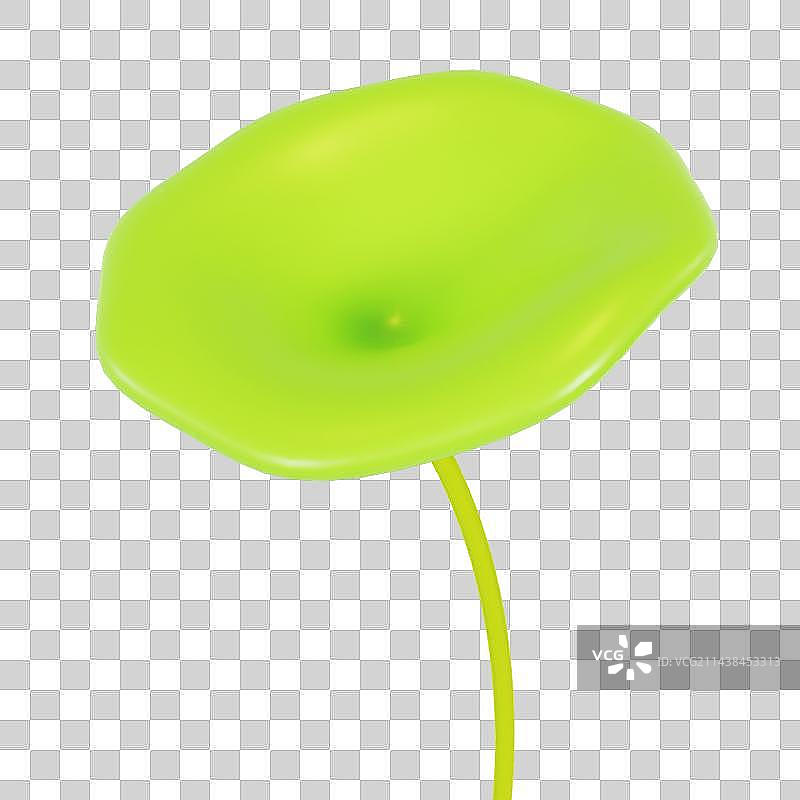 3D立体荷叶元素图片素材