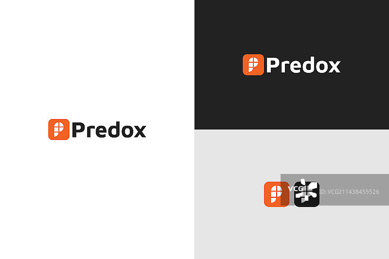 Predox P字母标志图片素材