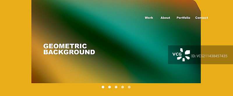 抽象几何的登陆页面创意图片素材