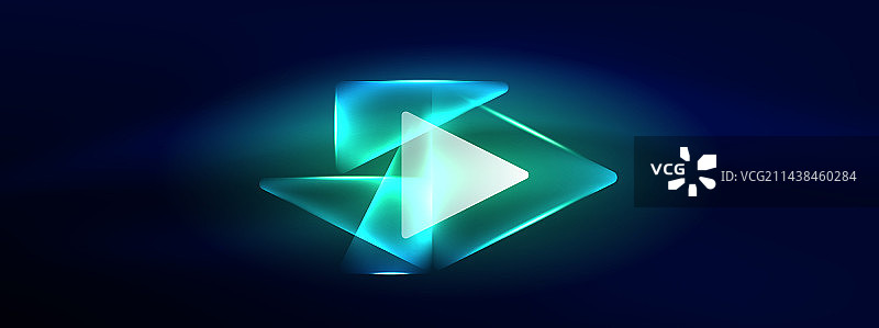 霓虹灯黑客几何背景虚拟图片素材