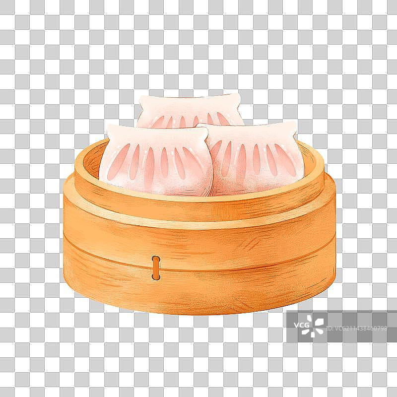 广式早茶美食虾饺图片素材