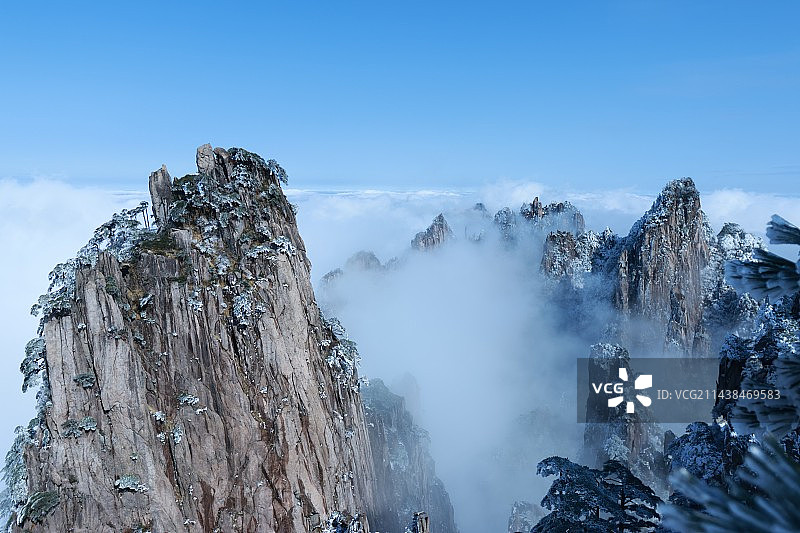 黄山-始信峰图片素材