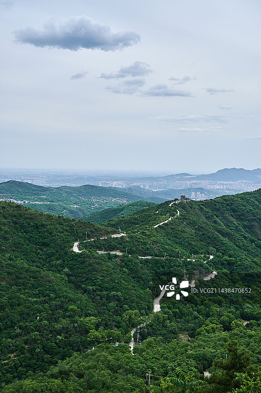 北京西山夏日风光图片素材