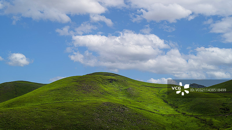 武功山草甸图片素材