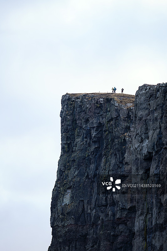法罗群岛的悬崖图片素材