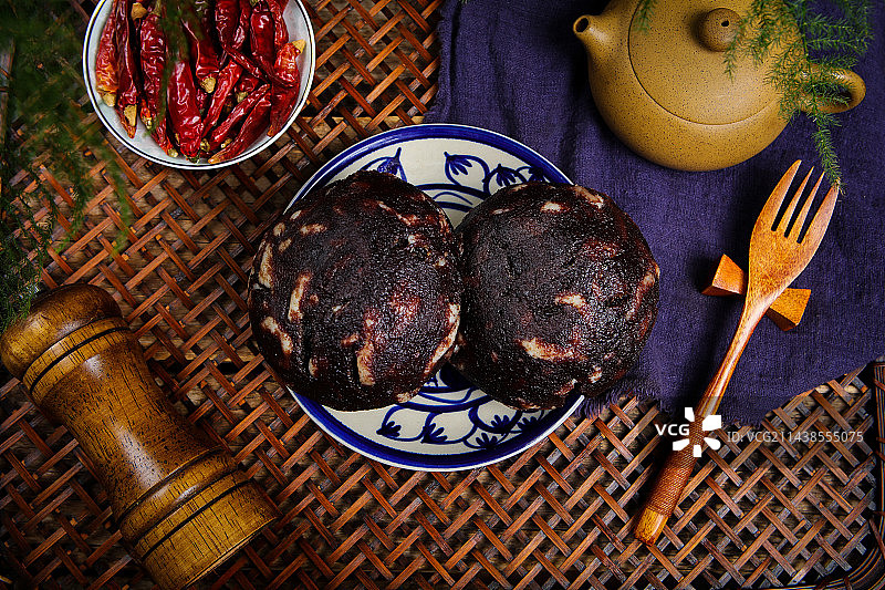 地方特色美食猪血丸子图片素材