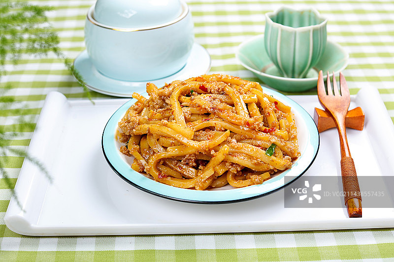 特色小吃美食小炒饵块丝图片素材