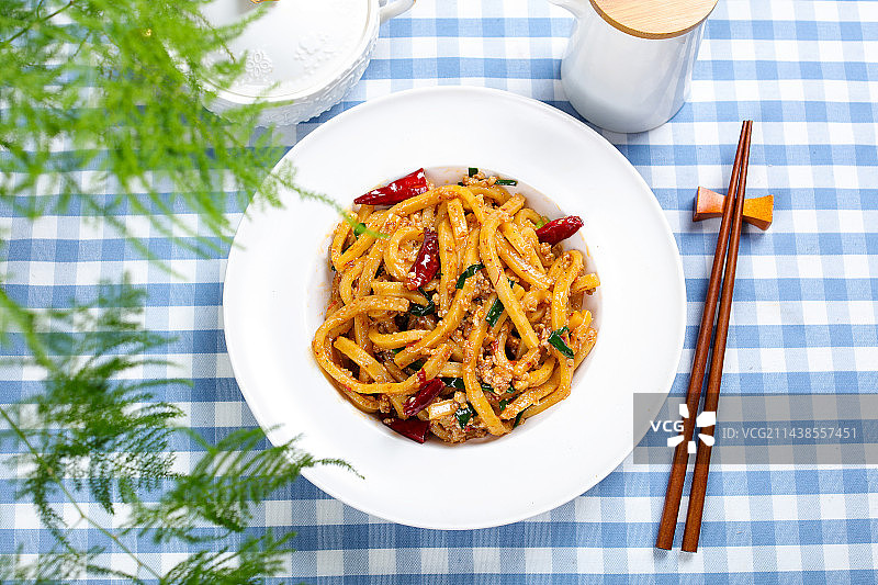 快餐外卖小吃美食炒饵块丝图片素材