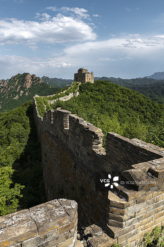 山海关长城图片素材