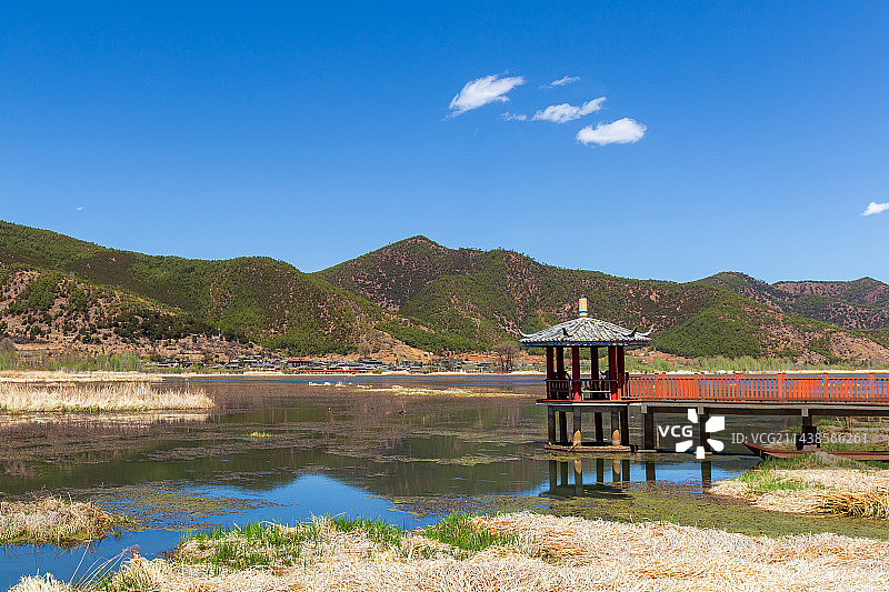 泸沽湖草海图片素材