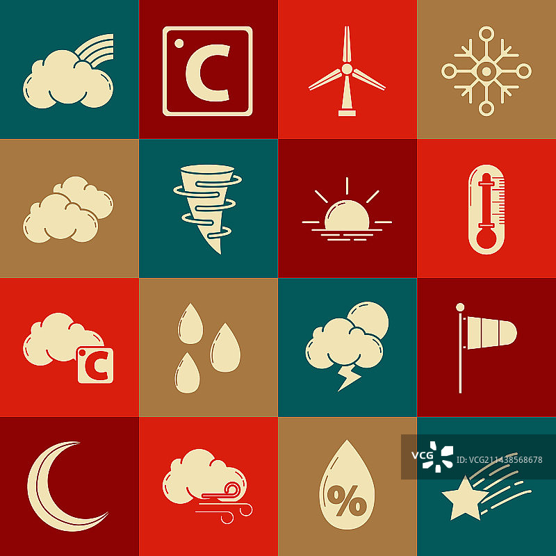 流星气象风向标图片素材