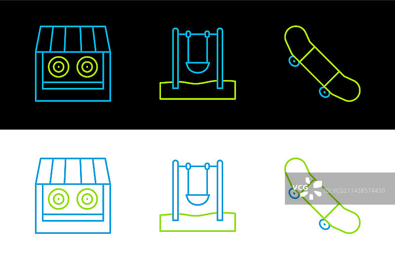 滑板特技射击场图片素材
