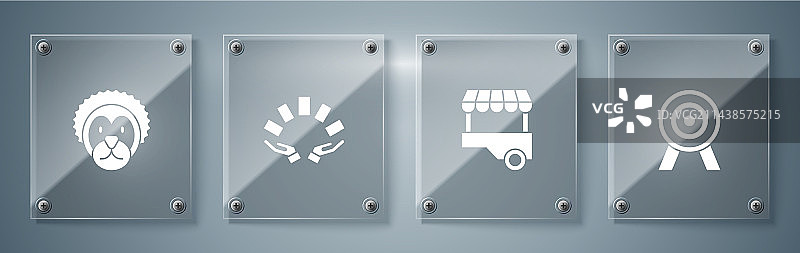 目标快餐车手持组合图片素材