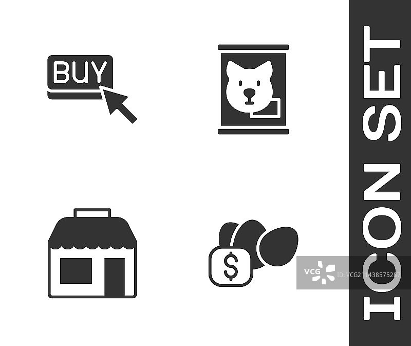 鸡蛋购买按钮市场商店价格标签图片素材