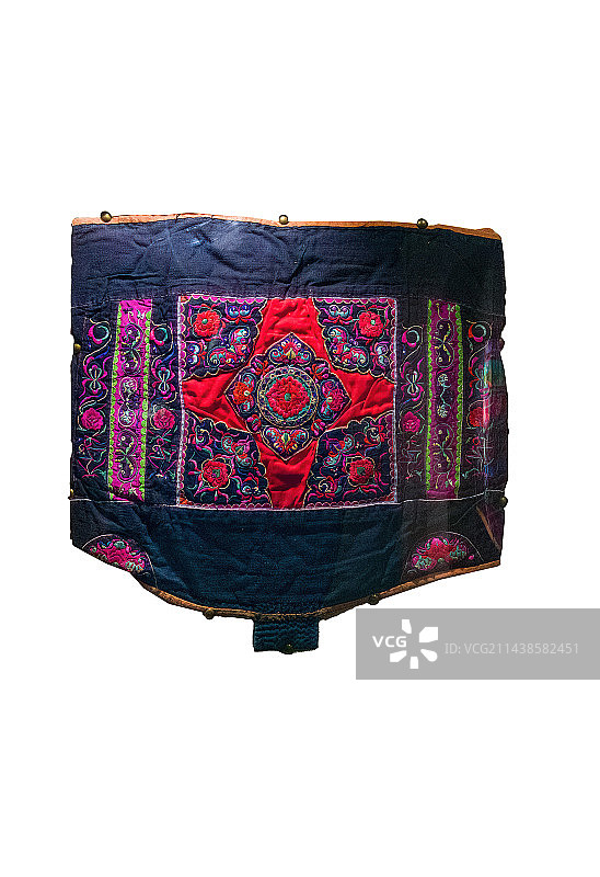 广西少数民族民，壮族，刺绣，背带，背带心图片素材