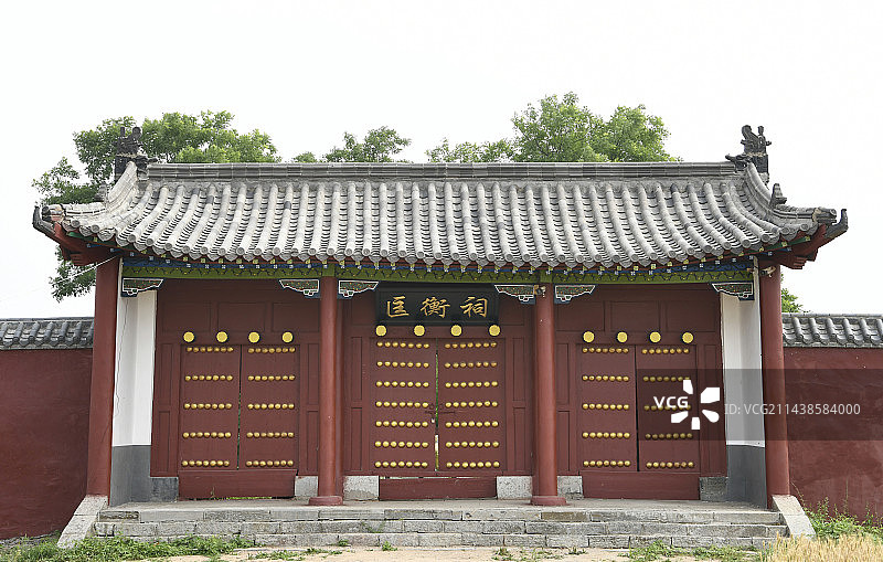 山东枣庄峄城区榴园镇汉代丞相匡衡祠图片素材