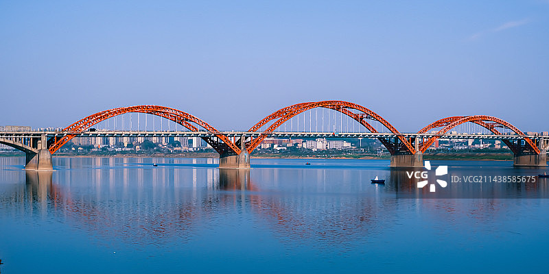 湘江红桥图片素材