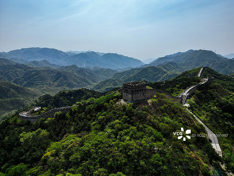 八达岭长城 水关长城 八达岭国家森林公园 延庆区 长城图片素材