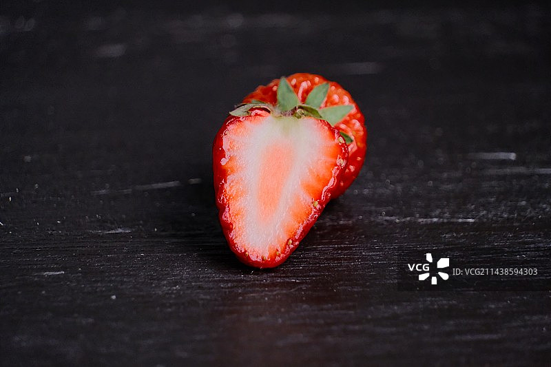 草莓特写图片素材